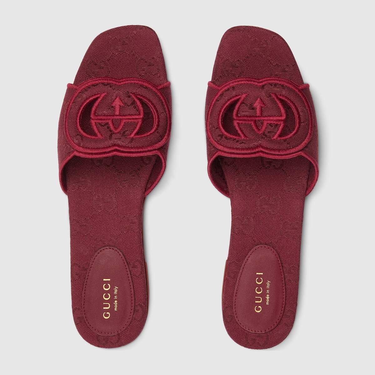 Gucci Women’s slide sandal with Interlocking G - Image 5